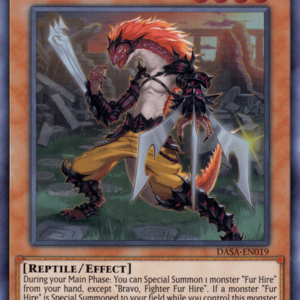 Bravo, Fighter Fur Hire [DASA-EN019] Super Rare