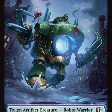 Robot Warrior (0012) // Copy (0001) Double-Sided Token [FINAL FANTASY Tokens]