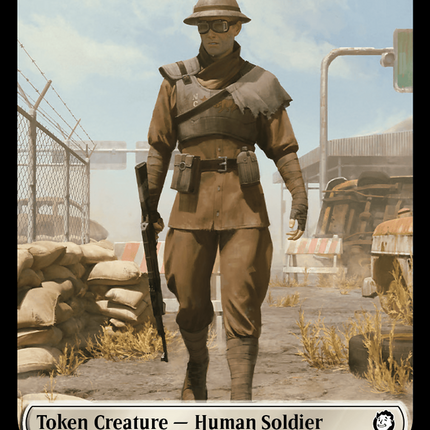 Food (0013) // Human Soldier Double-Sided Token [Fallout Tokens]
