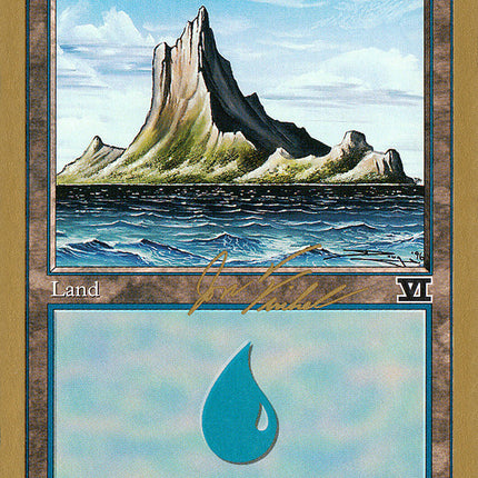 Island (jf335) (Jon Finkel) [World Championship Decks 2000]