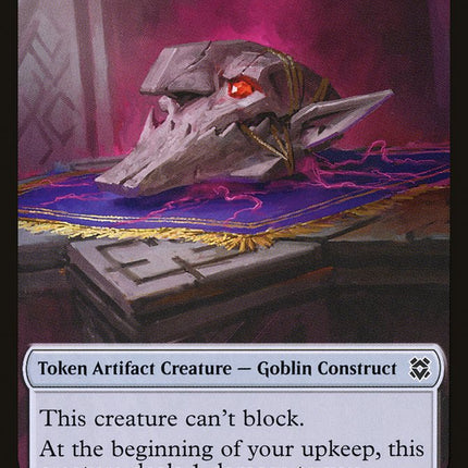 Cat Beast // Goblin Construct Double-Sided Token [Zendikar Rising Tokens]