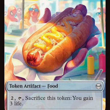 Spider // Food Double-Sided Token [Marvel's Spider-Man Tokens]
