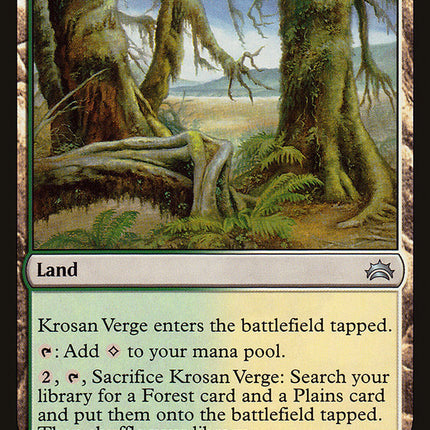Krosan Verge [Planechase Anthology]