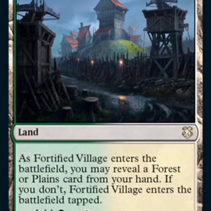 Fortified Village [Dungeons & Dragons: Adventures in the Forgotten Realms Commander]