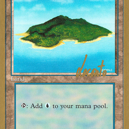 Island (ml367) (Michael Loconto) [Pro Tour Collector Set]