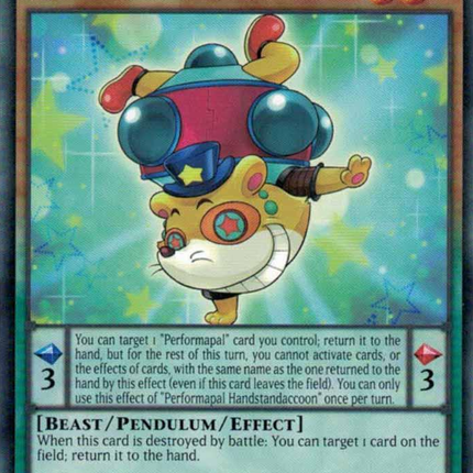 Performapal Handstandaccoon [MP17-EN174] Common