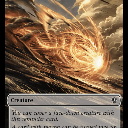 Saproling // Morph Double-Sided Token [Murders at Karlov Manor Commander Tokens]