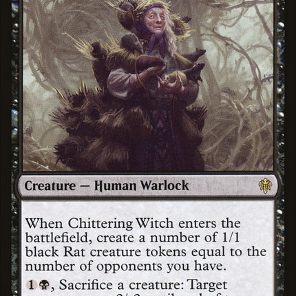 Chittering Witch [Throne of Eldraine]
