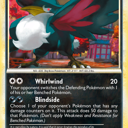 Honchkrow (15/90) [HeartGold & SoulSilver: Undaunted]