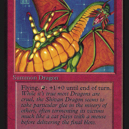 Shivan Dragon [International Collectors' Edition]