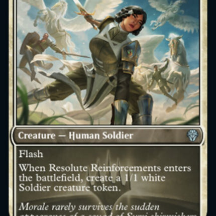 Resolute Reinforcements (Promo Pack) [Dominaria United Promos]