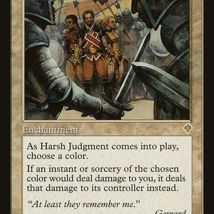 Harsh Judgment [Invasion]