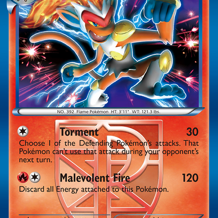 Infernape (17/135) [Black & White: Plasma Storm]