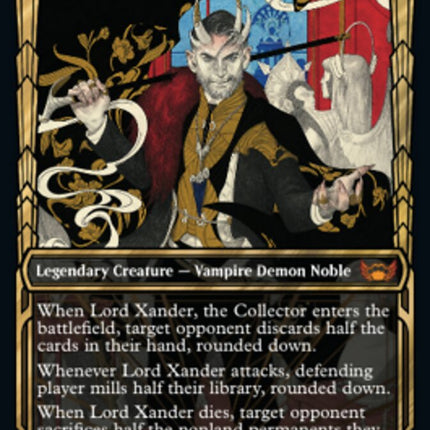 Lord Xander, the Collector (Showcase Golden Age Gilded Foil) [Streets of New Capenna]