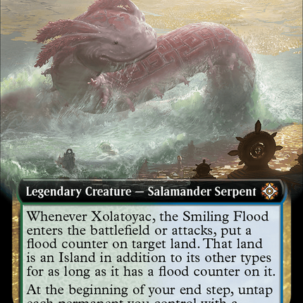 Xolatoyac, the Smiling Flood (Extended Art) [The Lost Caverns of Ixalan Commander]