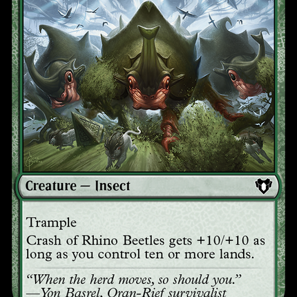 Crash of Rhino Beetles [Commander Masters]