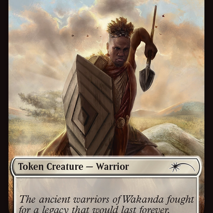 Warrior Token (Rainbow Foil) [Secret Lair Drop Series]