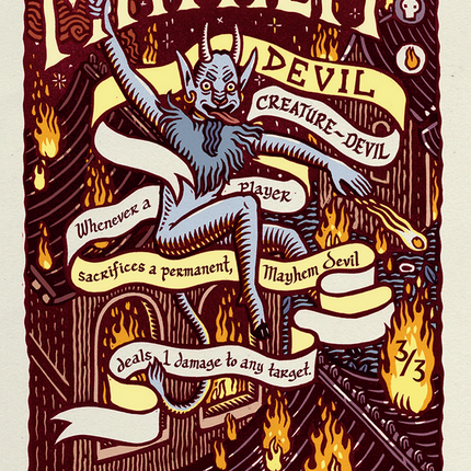 Mayhem Devil (Rainbow Foil) [Secret Lair Drop Series]