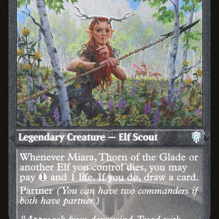 Miara, Thorn of the Glade (Etched) [Commander Legends]