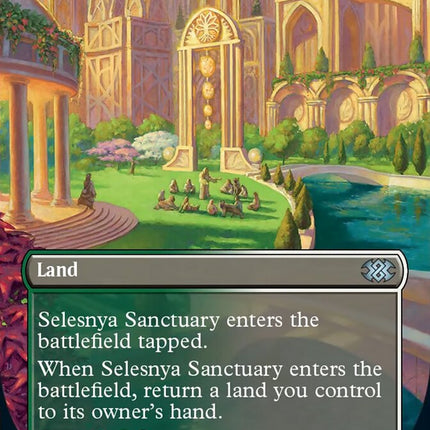 Selesnya Sanctuary (Borderless Alternate Art) [Double Masters 2022]