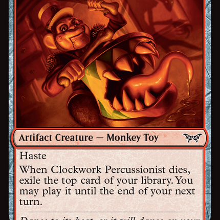 Clockwork Percussionist (0295) [Duskmourn: House of Horror]