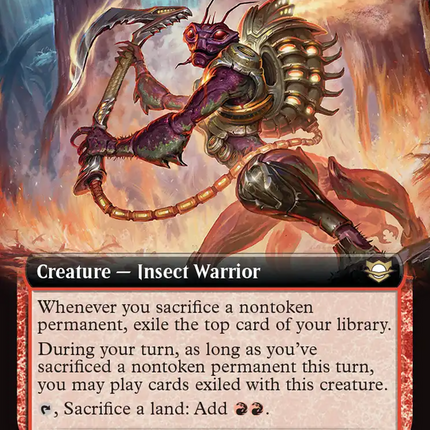 Evendo Brushrazer (Extended Art) [Edge of Eternities Commander]