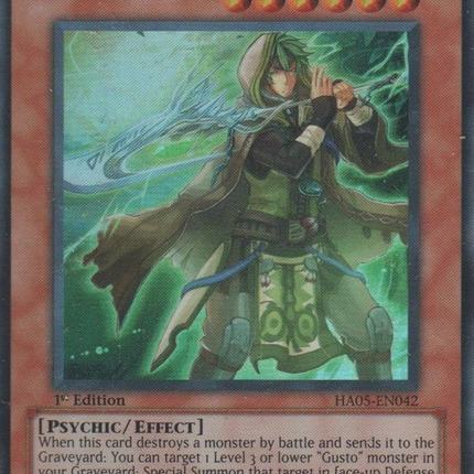 Windaar, Sage of Gusto [HA05-EN042] Super Rare