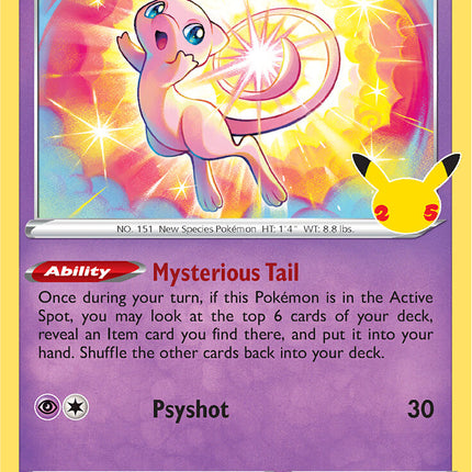 Mew (011/025) [Celebrations: 25th Anniversary]