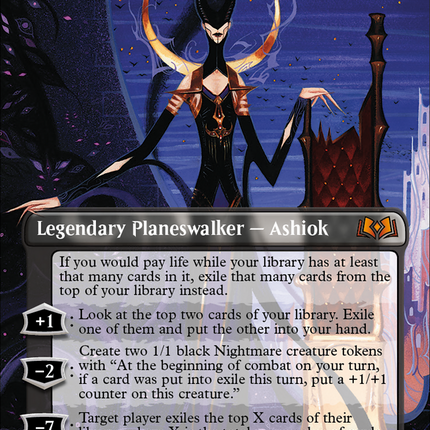 Ashiok, Wicked Manipulator (Borderless Alternate Art) [Wilds of Eldraine]