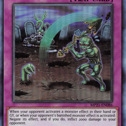 Gravedigger's Trap Hole [MP21-EN086] Ultra Rare