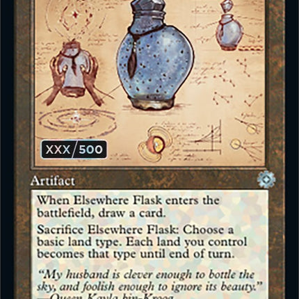 Elsewhere Flask (Retro Schematic) (Serialized) [The Brothers' War Retro Artifacts]