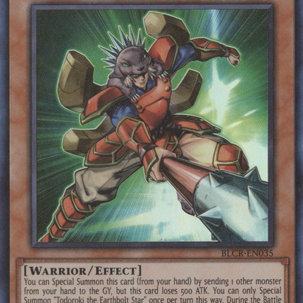 Todoroki the Earthbolt Star [BLCR-EN035] Ultra Rare