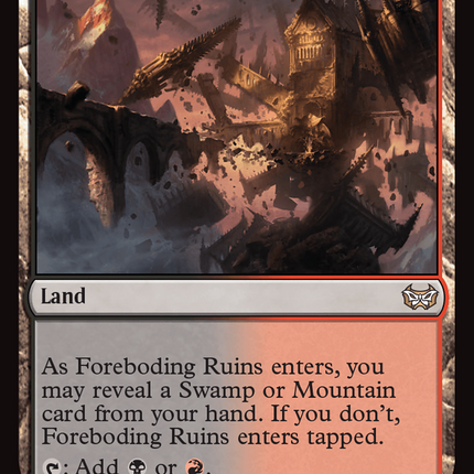 Foreboding Ruins [Duskmourn: House of Horror Commander]