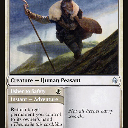 Shepherd of the Flock // Usher to Safety [Throne of Eldraine]