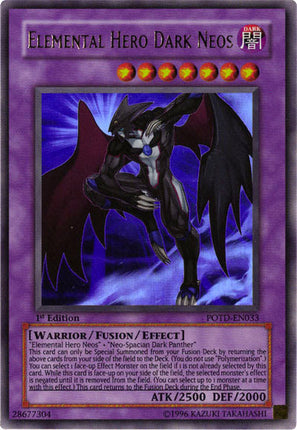 Elemental Hero Dark Neos [POTD-EN033] Ultra Rare