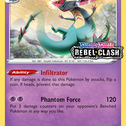Dragapult (091/192) (Rebel Clash Stamped) [Sword & Shield: Black Star Promos]