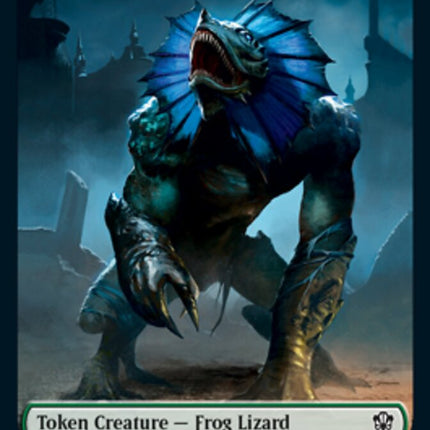 Frog Lizard // Elephant Double-Sided Token [Commander 2021 Tokens]