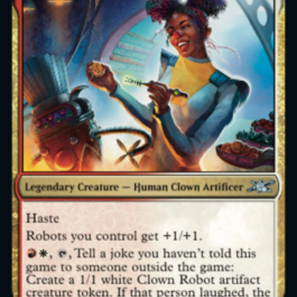 Pietra, Crafter of Clowns (Galaxy Foil) [Unfinity]