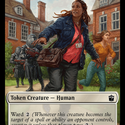 Human (0006) // Fish Double-Sided Token [Doctor Who Tokens]