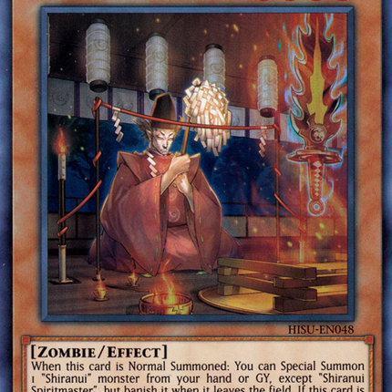 Shiranui Spiritmaster [HISU-EN048] Super Rare