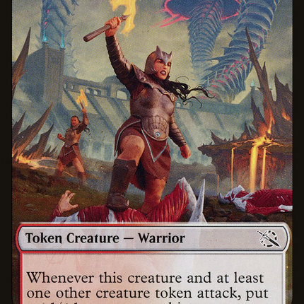 Warrior // Thopter Double-Sided Token [March of the Machine Tokens]