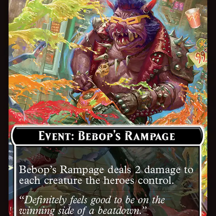 Event: Bebop's Rampage [Teenage Mutant Ninja Turtles Commander Tokens]