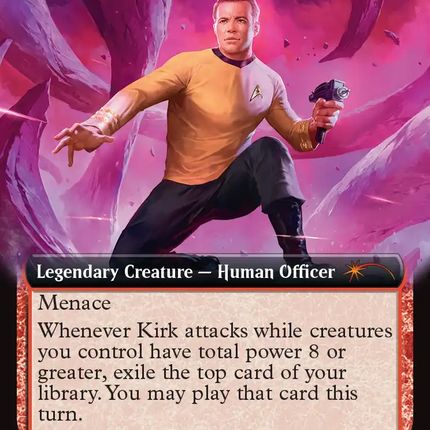 Kirk, Enterprising Captain (Extended Art) [Media Promos]