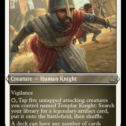 Templar Knight (Foil Etched) [Assassin's Creed]