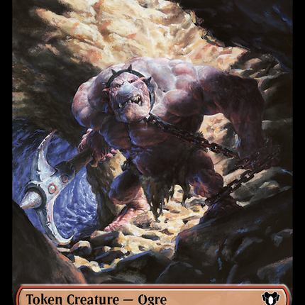 Treasure // Ogre Double-Sided Token [Commander Masters Tokens]