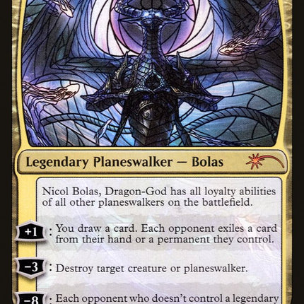 Nicol Bolas, Dragon-God (Stained Glass) [Secret Lair Drop Promos]