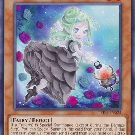 Dark Rose Fairy [LED4-EN024] Rare