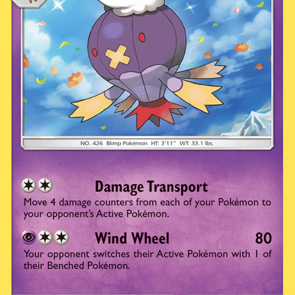 Drifblim (52/156) [Sun & Moon: Ultra Prism]