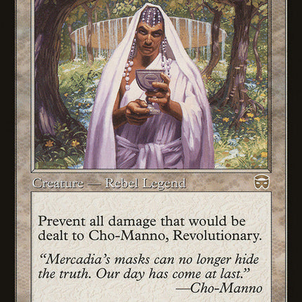 Cho-Manno, Revolutionary [Mercadian Masques]