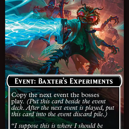 Event: Baxter's Experiments [Teenage Mutant Ninja Turtles Commander Tokens]